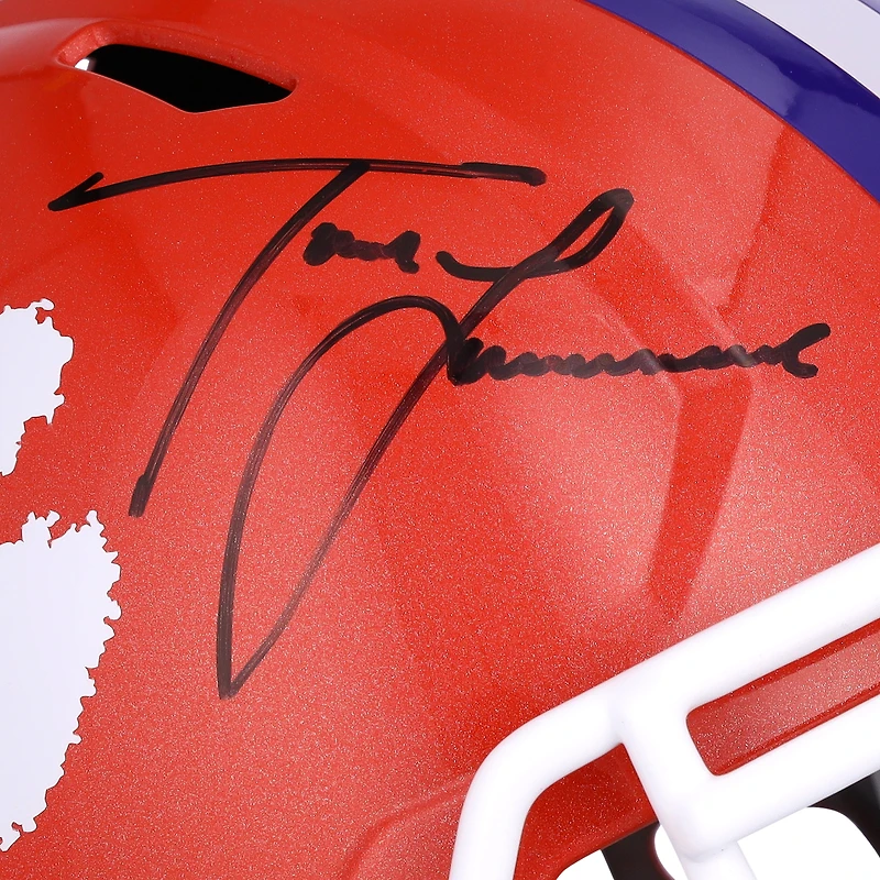 Casque réplique Riddell Speed ​​autographié par Trevor Lawrence des Clemson Tigers