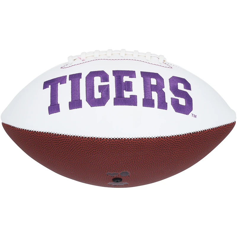Trevor Lawrence Clemson Tigers Autographed White Panel Football with "18 Champs" Inscription