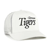 Casquette de camionneur ajustable unisexe '47 Cream Clemson Tigers Foundation Script