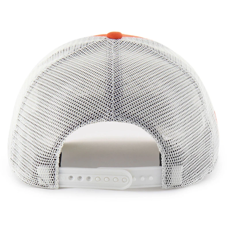 Casquette ajustable unisexe orange « 47 » des Tigers de Clemson, modèle Contemporary Basics Foundation Trucker Hitch
