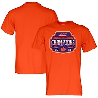 Unisex Blue 84  Orange Clemson Tigers 2026 ACC Women's Gymnastics Champions Locker Room T-Shirt