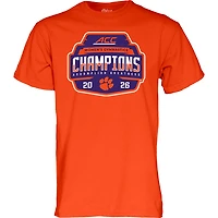 T-shirt unisexe bleu 84 orange Clemson Tigers, championnes de gymnastique féminine ACC 2026, vestiaire