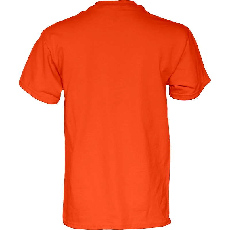 Unisex Blue 84 Orange Clemson Tigers The Real Death Valley T-Shirt