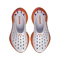 Chaussures unisexes Kane Footwear blanches Clemson Tigers Speckle Recovery
