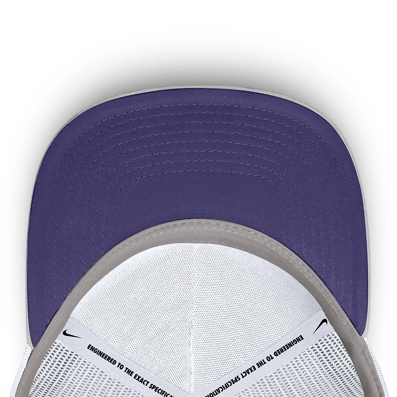 Unisex Nike Gray Clemson Tigers 2026 Basketball Refresh 5-Panel Rise Trucker Hat