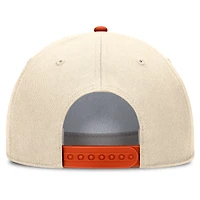 Unisex Nike Natural Clemson Tigers 2026 Primetime Natural 5-Panel Rope 2-Tone Rise Hat