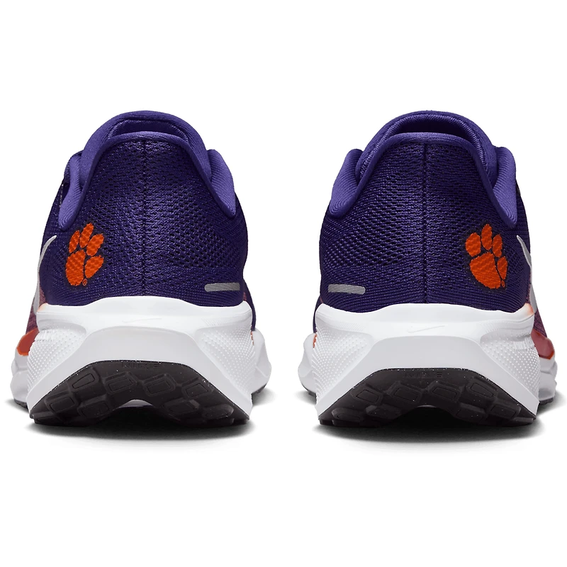 Chaussures de course unisexes Nike Zoom Pegasus 41 violettes des Clemson Tigers