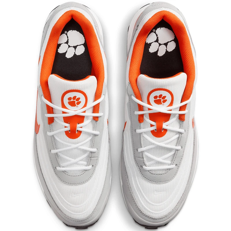 Baskets Nike Air Max Verse blanches unisexes des Clemson Tigers