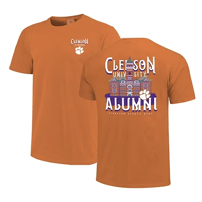T-shirt unisexe orange Clemson Tigers Comfort Colors Campus Alumni