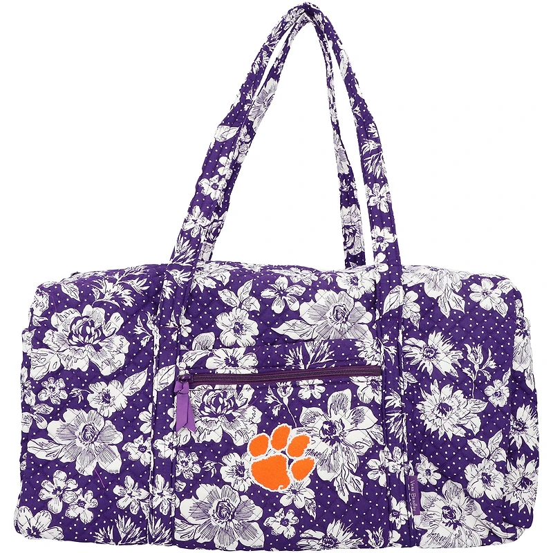 Vera Bradley Clemson Tigers Rain Garden Grand sac de voyage de voyage