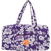 Vera Bradley Clemson Tigers Rain Garden Grand sac de voyage de voyage