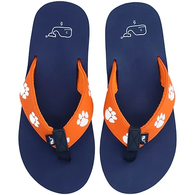 Vineyard Vines Orange Clemson Tigers Tongs