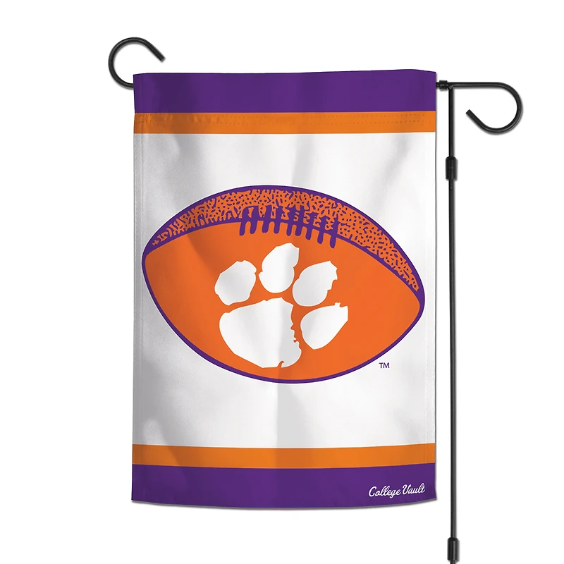 WinCraft Clemson Tigers 12'' x 18'' Double-Sided College Vault Garden Flag