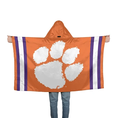 Drapeau à capuche WinCraft Clemson Tigers 3' x 5'