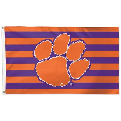 WinCraft Clemson Tigers 3' x 5' Stars & Stripes Drapeau unilatéral