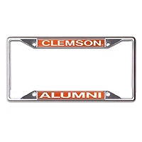 Cadre de plaque d'immatriculation en métal découpé au laser WinCraft pour les anciens élèves des Clemson Tigers
