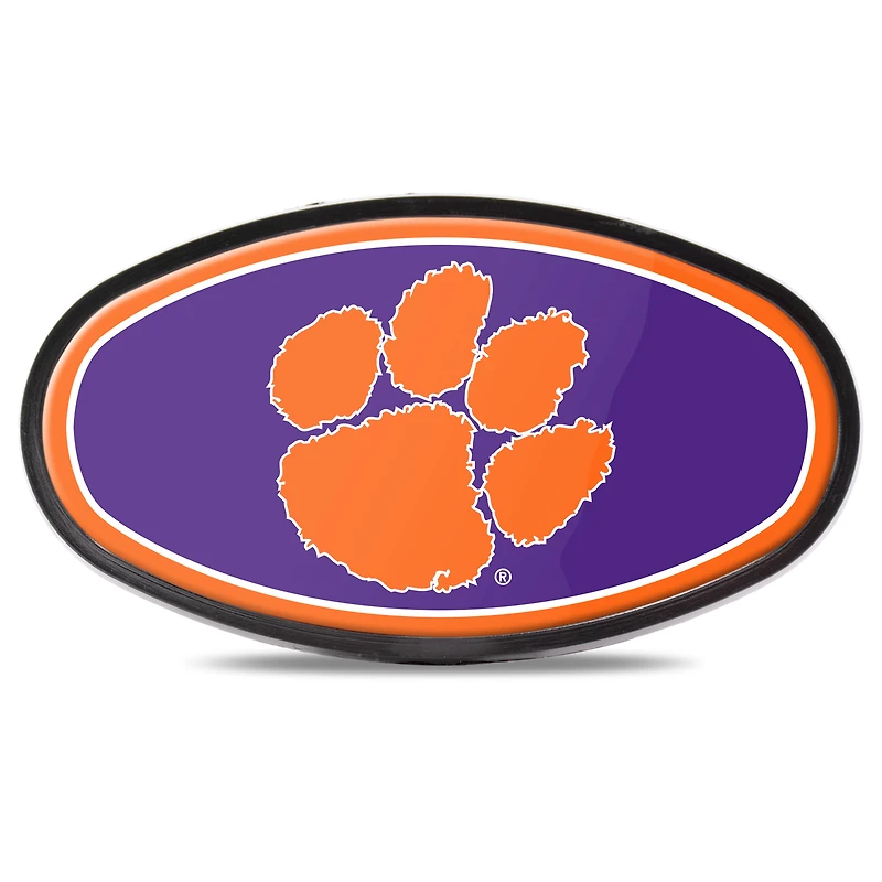 Housse d'attelage WinCraft Clemson Tigers ovale recouverte de couleur