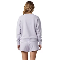 Ensemble haut à manches longues et short Elevation Tri-Blend violet clair Clemson Tigers pour femme Concepts Sport