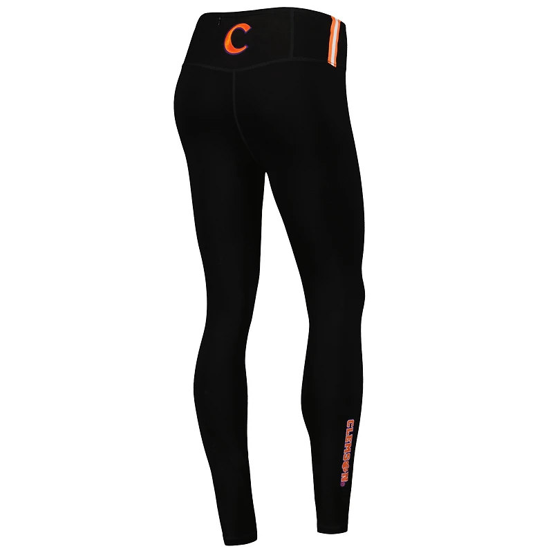 Legging en jersey Clemson Tigers Classic 3-Hit noir pour femme