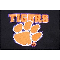 Women's Black Clemson Tigers Classic 3-Hit Pullover Sweatshirt