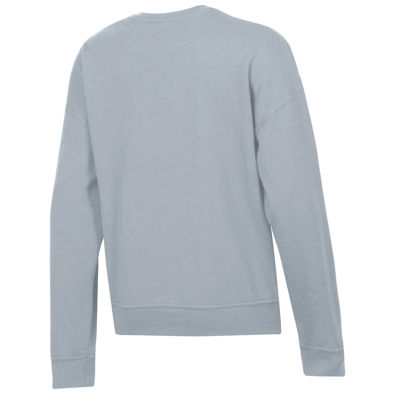 Sweat-shirt Powerblend gris Champion pour femme des Clemson Tigers