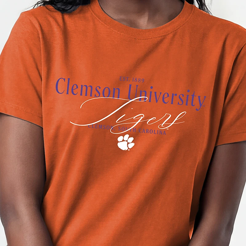 Women's Champion Orange Clemson Tigers Lifestyle T-Shirt