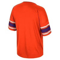 T-shirt en strass pour femmes Colosseum Orange Clemson Tigers I'm Gliding Here