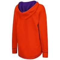 Women's Colosseum Orange Clemson Tigers Tunic Pullover Hoodie