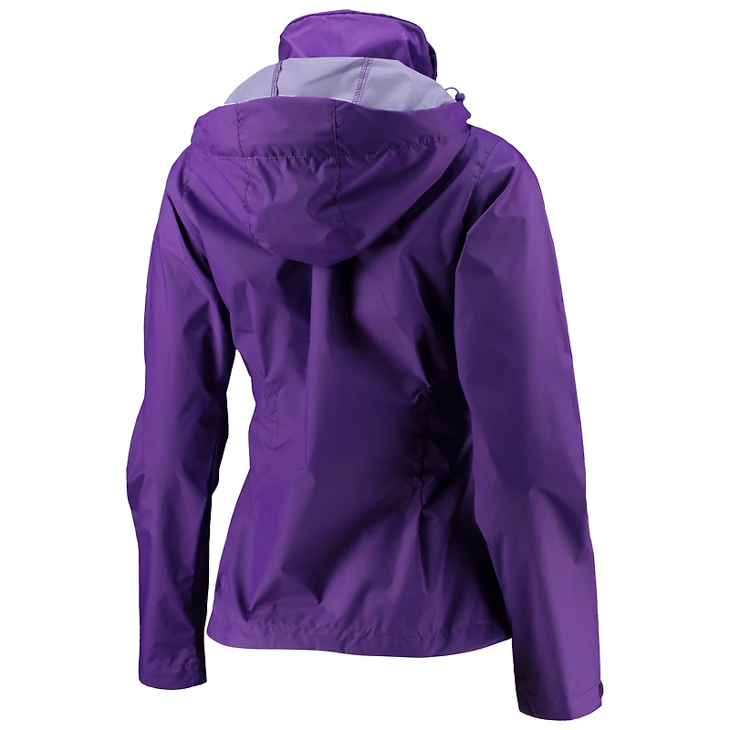 Veste à capuche pour femme Columbia Clemson Tigers Switchback entièrement zippée violette