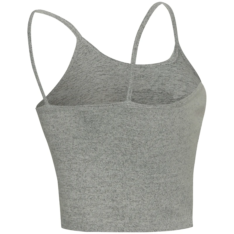 Ensemble trois pièces pour femme Concepts Sport Gray Clemson Tigers Rigor : débardeur, short et peignoir