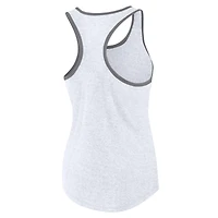 Women's Fanatics Ash Clemson Tigers Fuel Racerback Tank Top