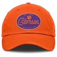 Casquette ajustable Candid orange Fanatics pour femmes des Clemson Tigers