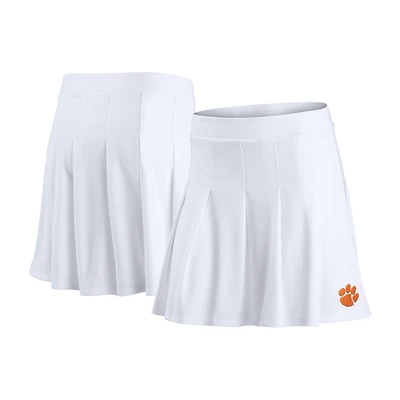 Women's Fanatics White Clemson Tigers Heritage Primary Skirt