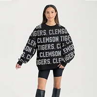 Sweat-shirt noir Gameday Couture pour femme des Clemson Tigers Hype Era