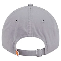 Casquette ajustable 9TWENTY avec logo Clemson Tigers de New Era pour femme, gris