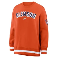 Women's Nike Orange Clemson Tigers Oversized Legacy Phoenix Sweatshirt