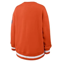 Women's Nike Orange Clemson Tigers Oversized Legacy Phoenix Sweatshirt