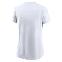 Women's Nike White Clemson Tigers Local Script T-Shirt