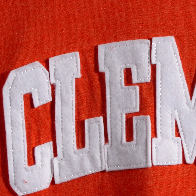 Women's Pressbox Orange Clemson Tigers Plus Two-Hit Canyon Long Sleeve T-Shirt