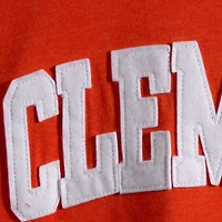 Women's Pressbox Orange Clemson Tigers Plus Two-Hit Canyon Long Sleeve T-Shirt
