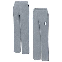 Women's Pro Standard Heather Charcoal Clemson Tigers Tonal Neutral Relaxed Fit Fleece Sweatpants