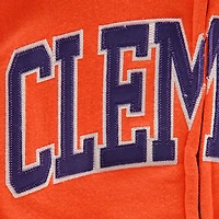 Women's Stadium Athletic Clemson Tigers Arched Name Full-Zip Hoodie