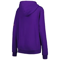 Sweat à capuche avec grand logo violet Clemson Tigers Stadium Athletic pour femmes