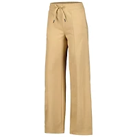 Ensemble sweat-shirt court et pantalon de survêtement raglan beige Clemson Tigers pour femmes