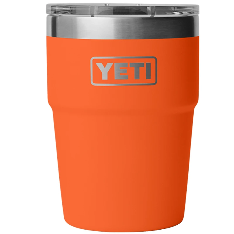 Gobelet empilable Rambler YETI Clemson Tigers Primary 473 ml avec couvercle Magslider