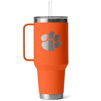 YETI Clemson Tigers 42oz. Rambler Straw Mug