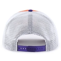 Youth '47 Orange/Purple Clemson Tigers Super Stripe Hitch Adjustable Trucker Hat