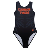 Justaucorps Elite Spirit noir pour jeunes Clemson Tigers