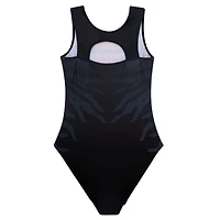 Youth Black Clemson Tigers Elite Spirit Leotard