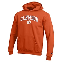 Sweat à capuche orange Champion des jeunes Clemson Tigers Campus